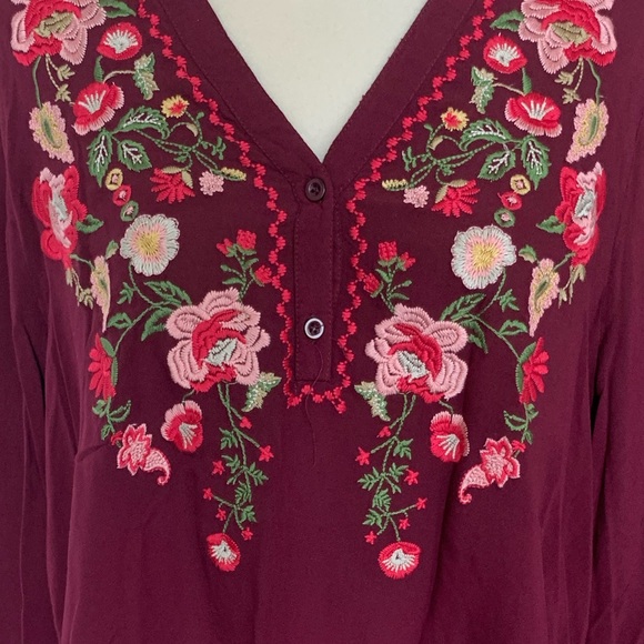 Andree by Unit baby doll style blouse Medium RODEO - Picture 2 of 6